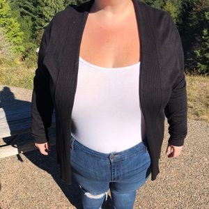 Black cardigan